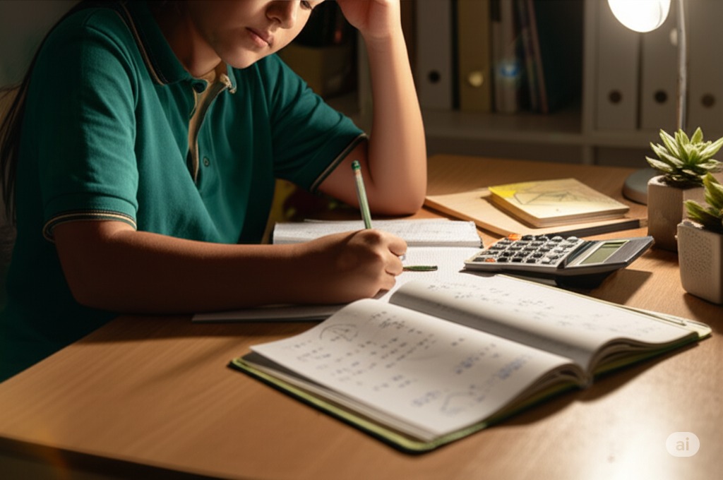 Grade 9 Mathematics course illustration