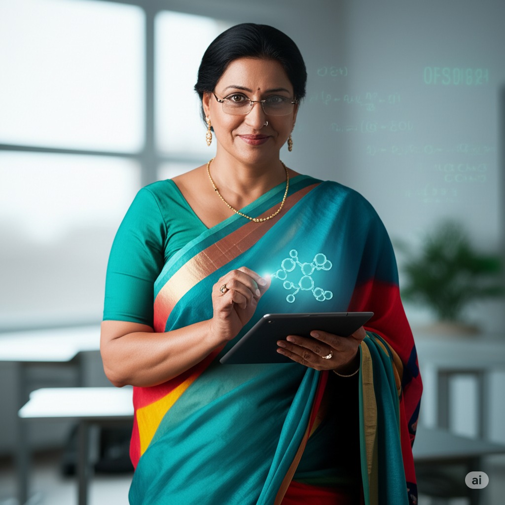 Mrs. Rao, Science Teacher at a reputed school